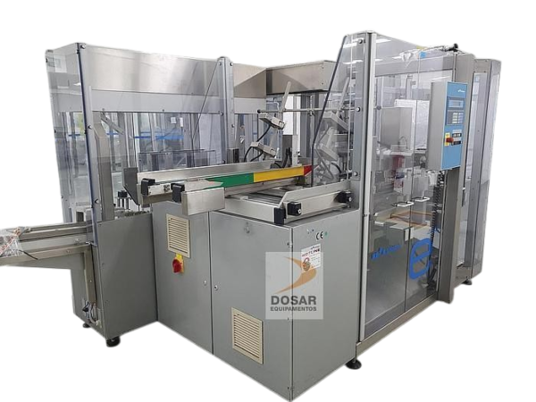 Encaixotadora Casepacker E4040 Uhlmann para embalagens farmacêuticas e cosméticas